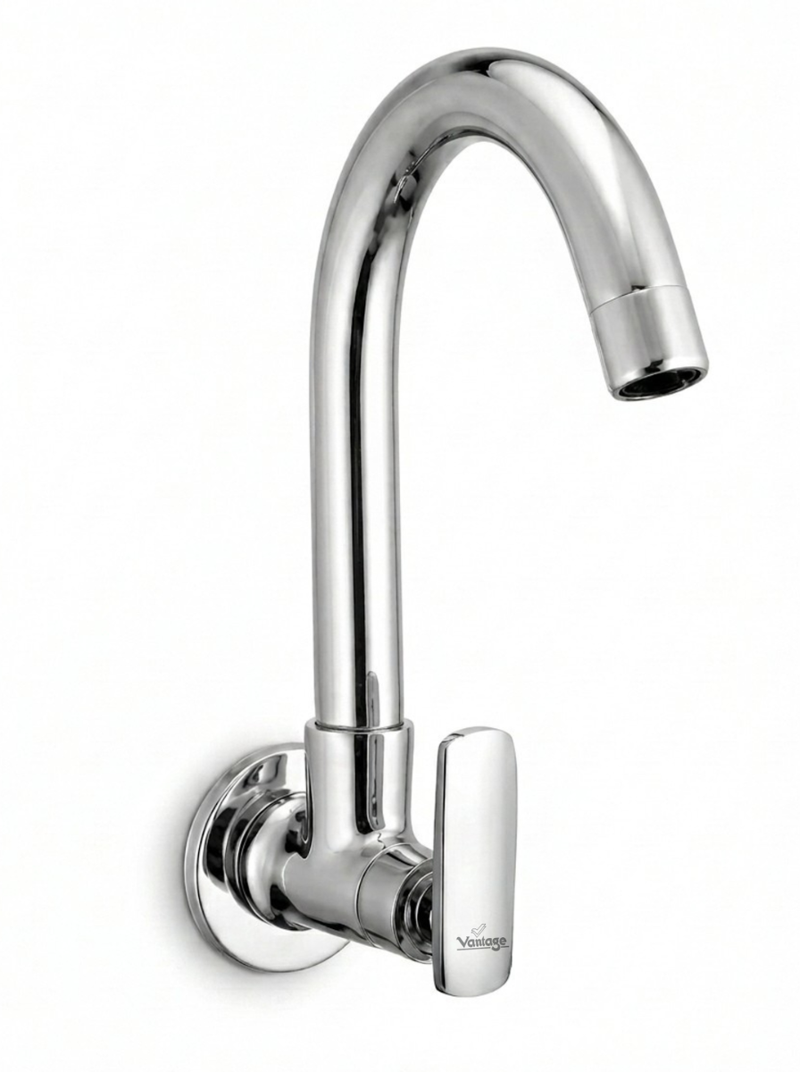 Sink Cock with Swivel Spout (Jazz)