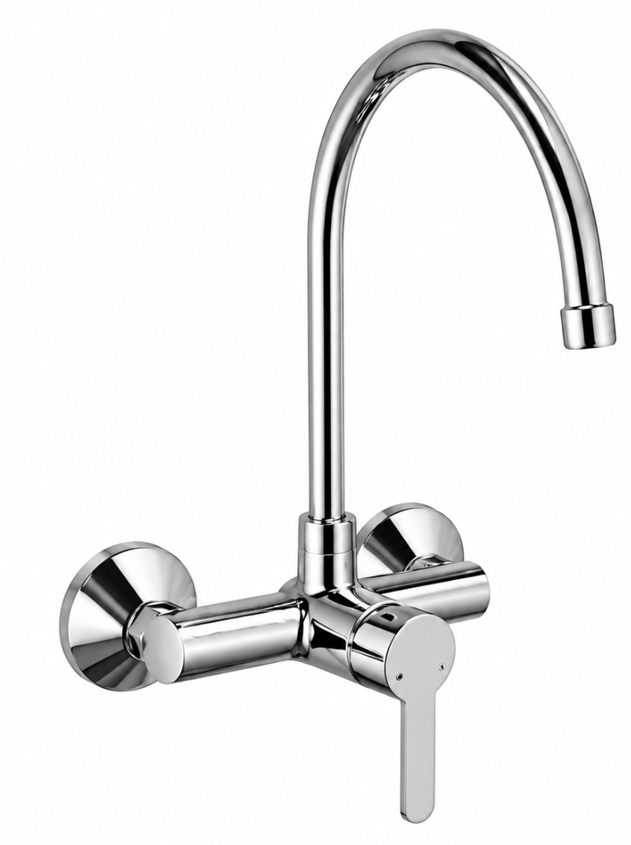 Single Lever Sink Mixer Wall Mounted (Aura)