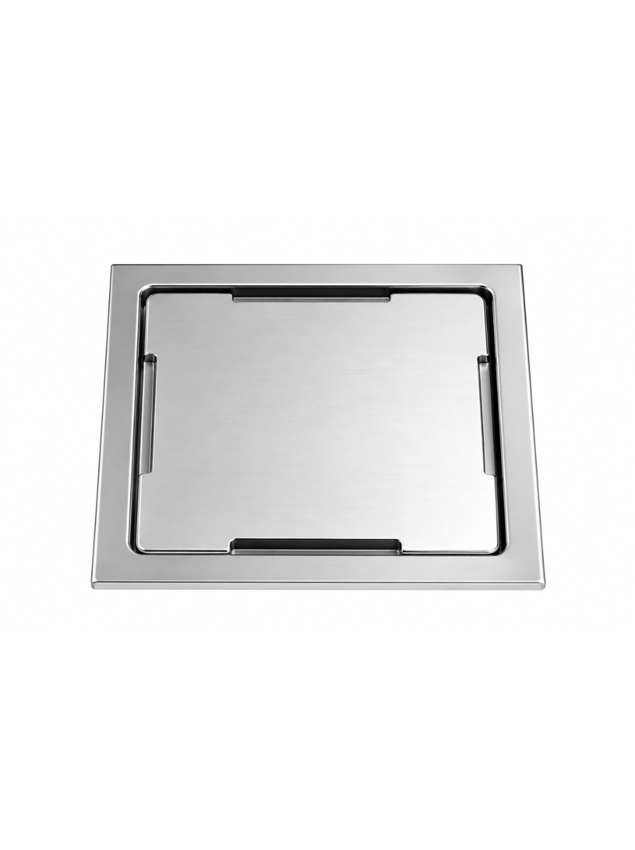 Drain Cover Square Plain S.S.
