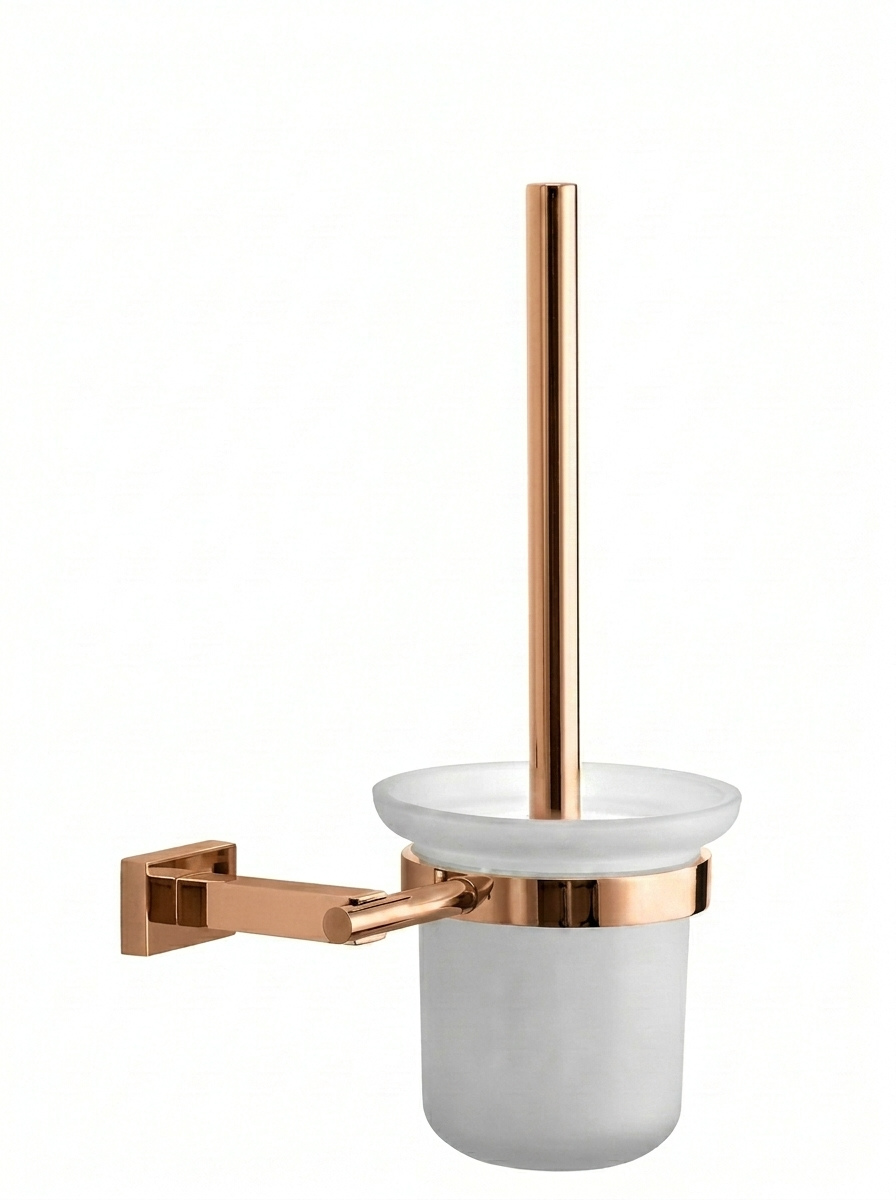 Toilet Brush Holder Wall Mounted (Glass) (QBO)