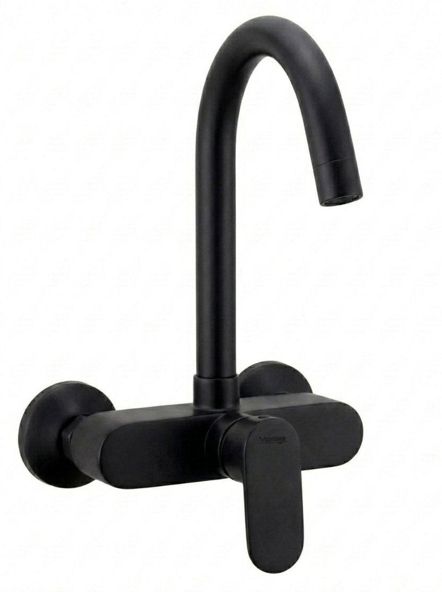 Single Lever Sink Mixer with Swivel Spout Wall Mounted (Optra)