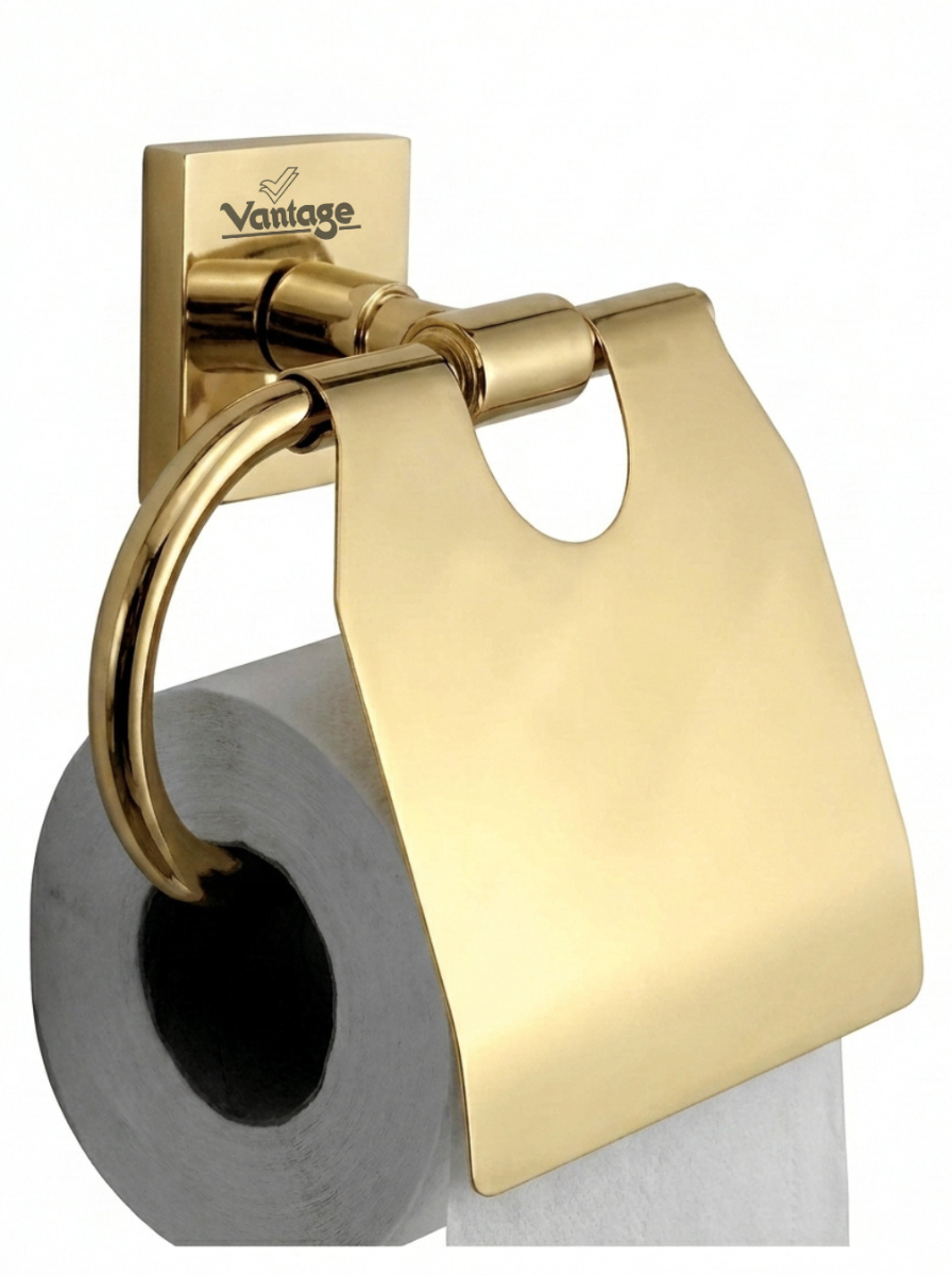 Toilet Paper Holder with Flap (Rhombus)
