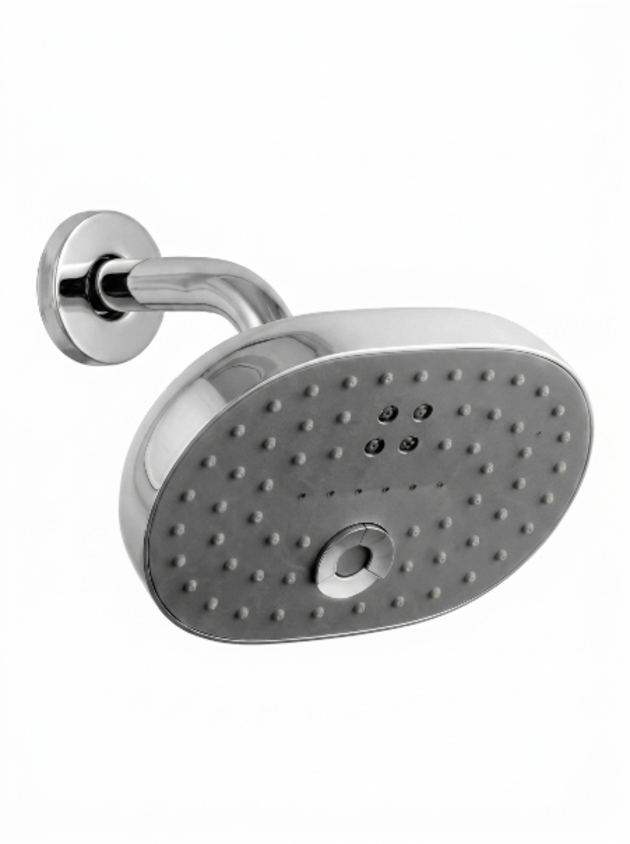 O/H Omega Chrome (with Shower Arm & Wall Flange) (Multifunction ABS Shower)