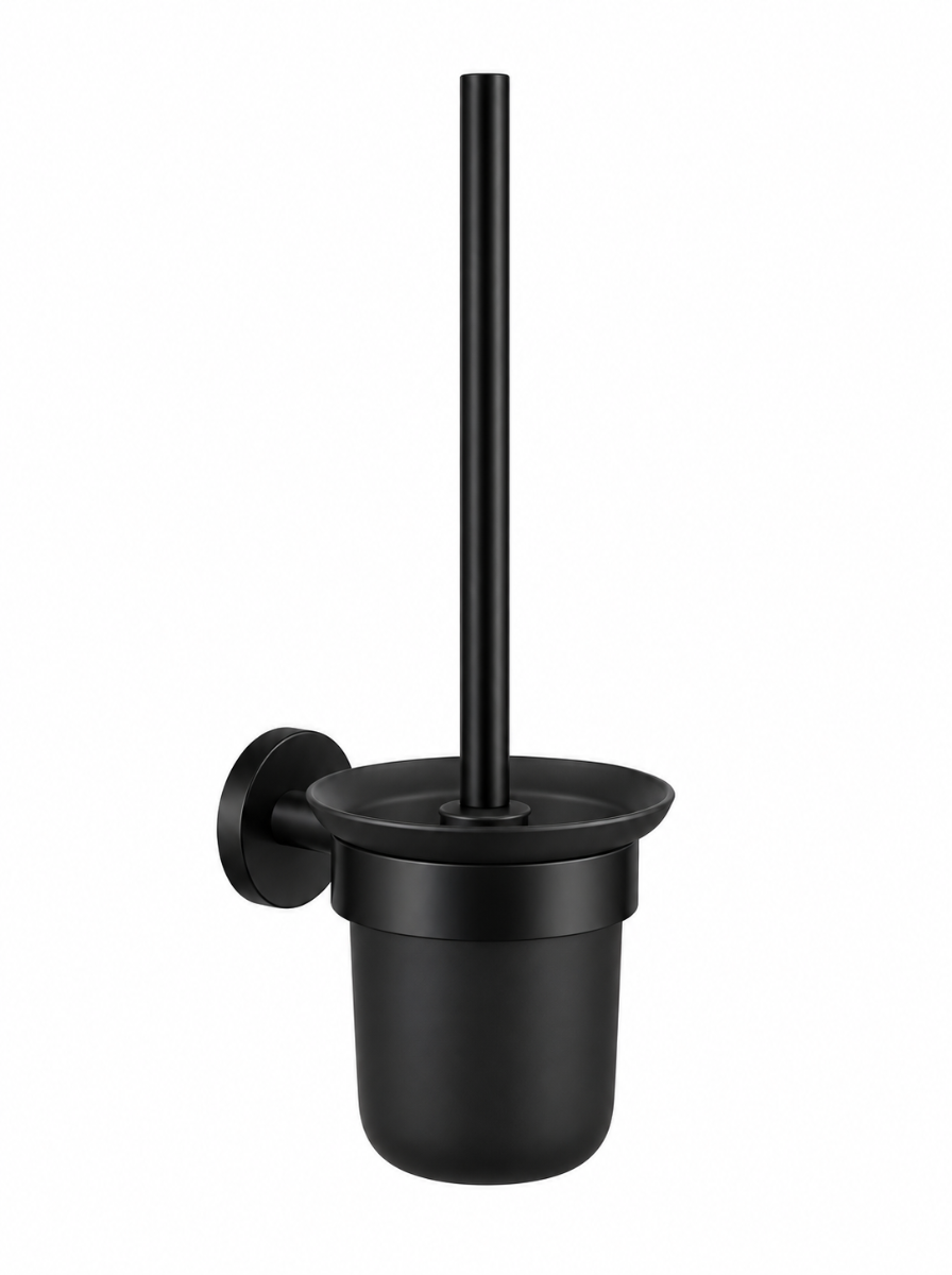 Toilet Brush Holder Wall Mounted (Glass) (Atom)