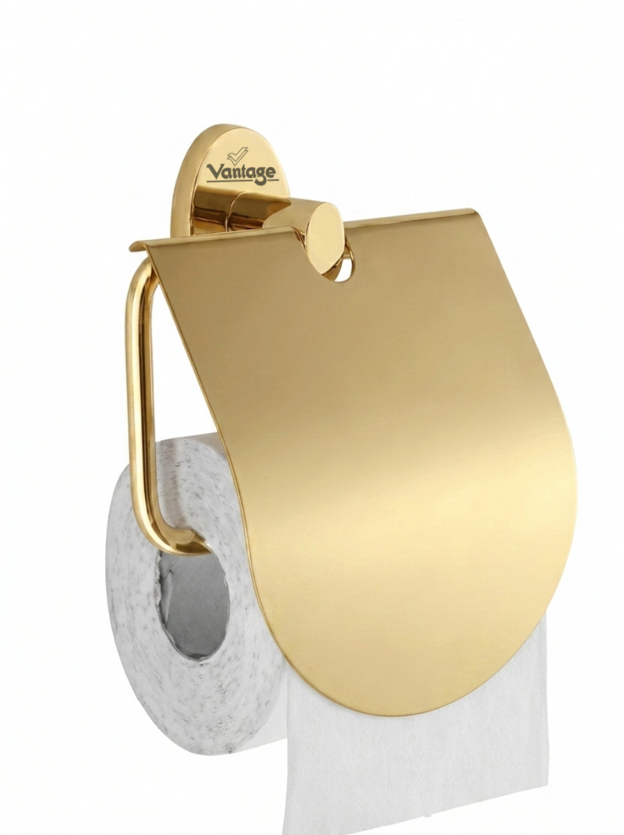 Toilet Paper Holder With Flap (Oval)