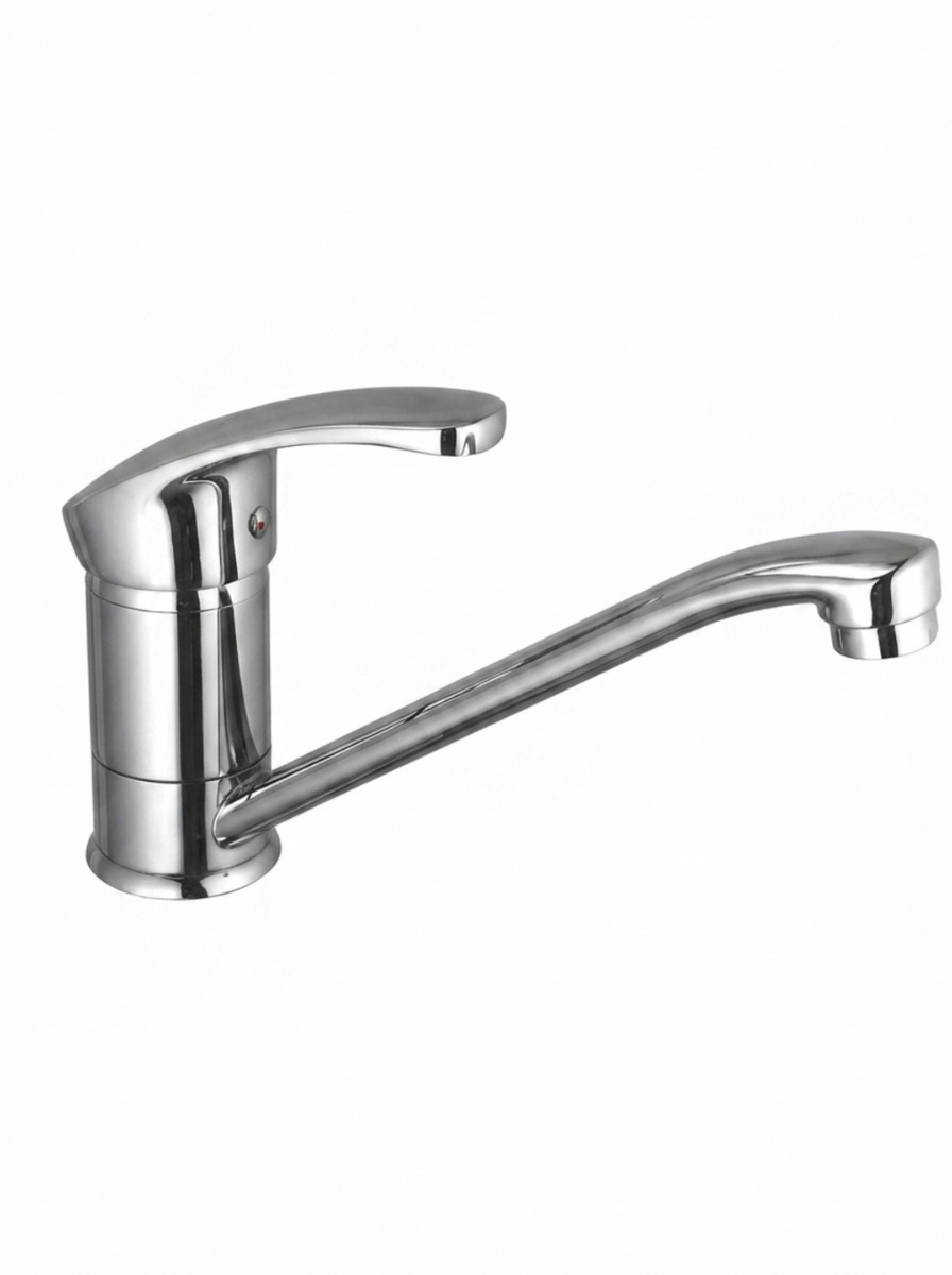 Single Lever Sink Mixer Floor  Mounted with Swivel Spout