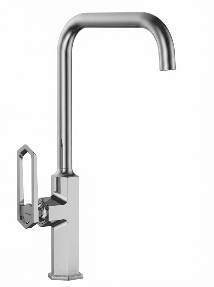 Single Lever Sink Mixer Table Mounted with Swivel Spout (Brass)