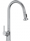 Single Lever Sink Mixer Pull Out Dual Flow (Matt Black)