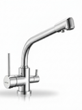Single Lever Sink Mixer 3 in 1 Floor Mounted with Water Filter Purifier Out-Let