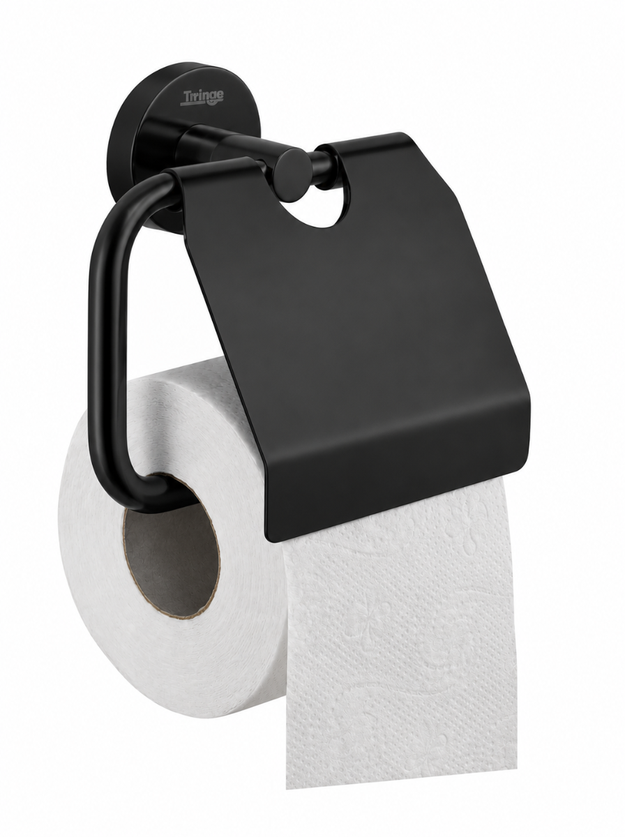 Toilet Paper Holder With Flap (Atom)