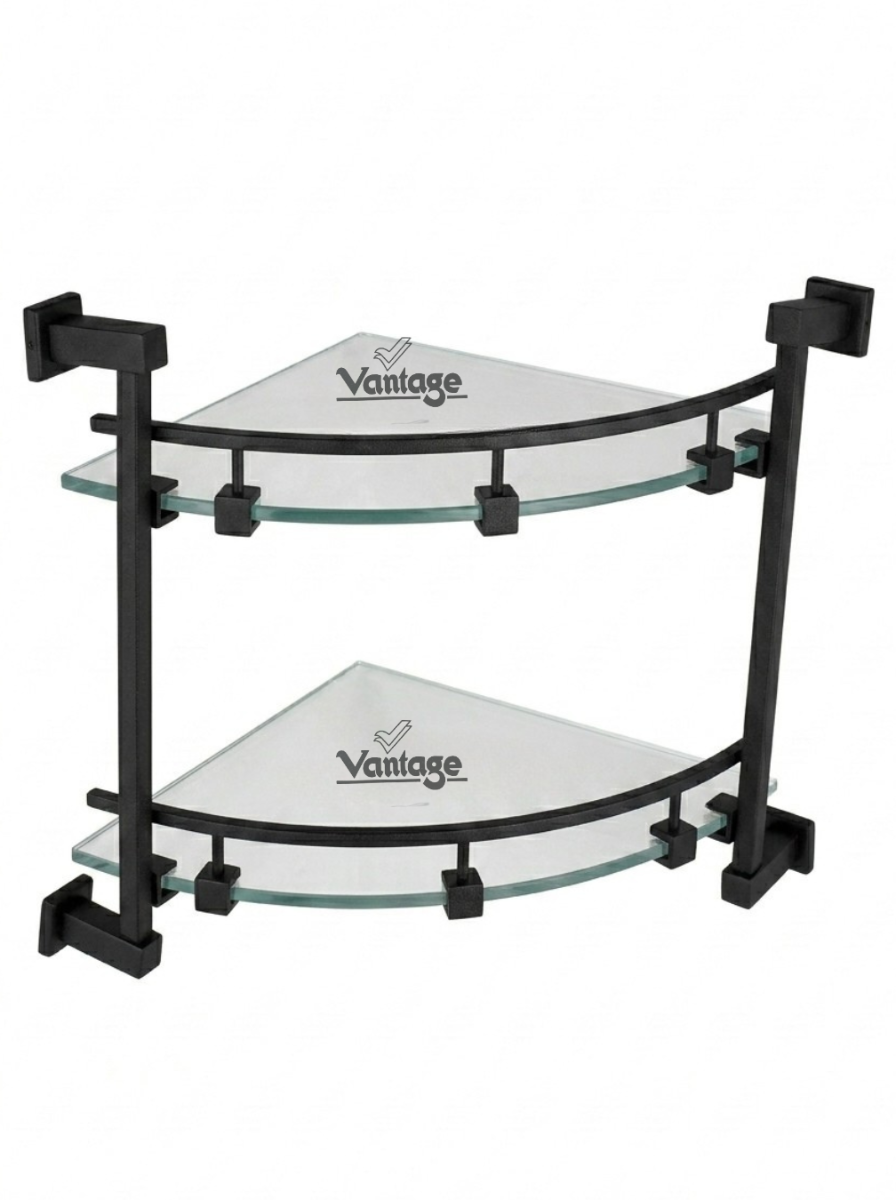 Corner Glass shelf (Double Layer) (Chakor)