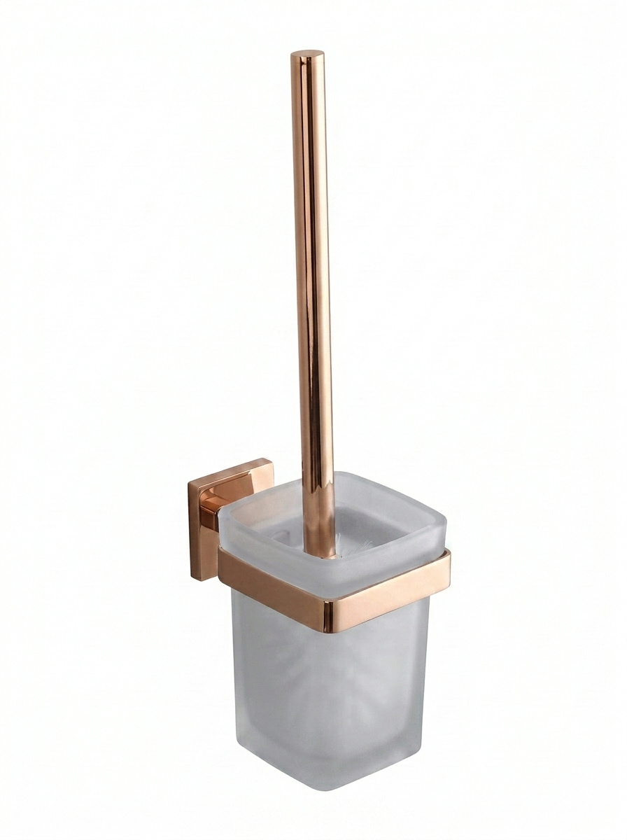 Toilet Brush Holder Wall Mounted (Glass) (Rhombus)
