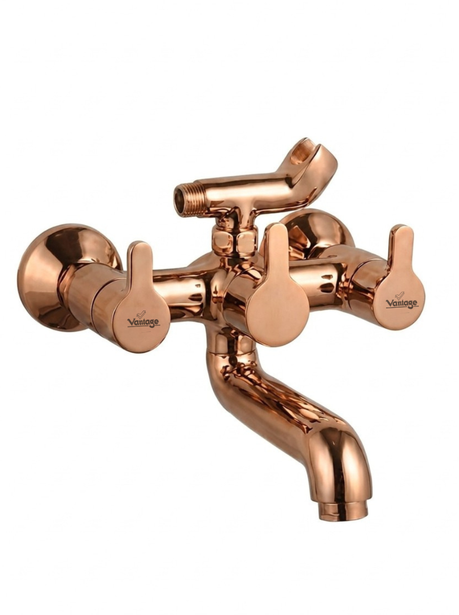 Wall Mixer With Tel. Shower Arr. Only With Tel. Shower Crutch (Aura)