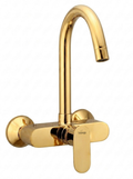 Single Lever Sink Mixer with Swivel Spout Wall Mounted (Optra)