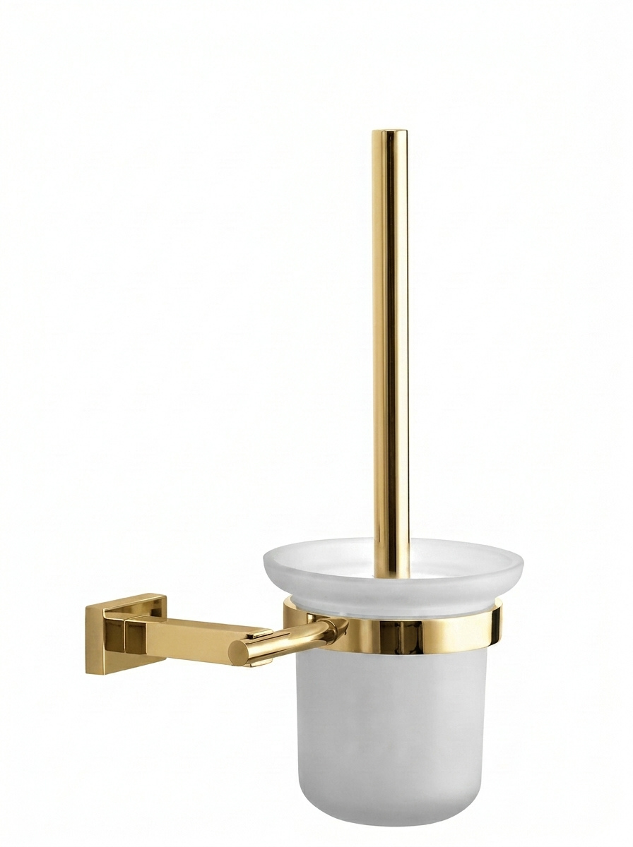 Toilet Brush Holder Wall Mounted (Glass) (QBO)