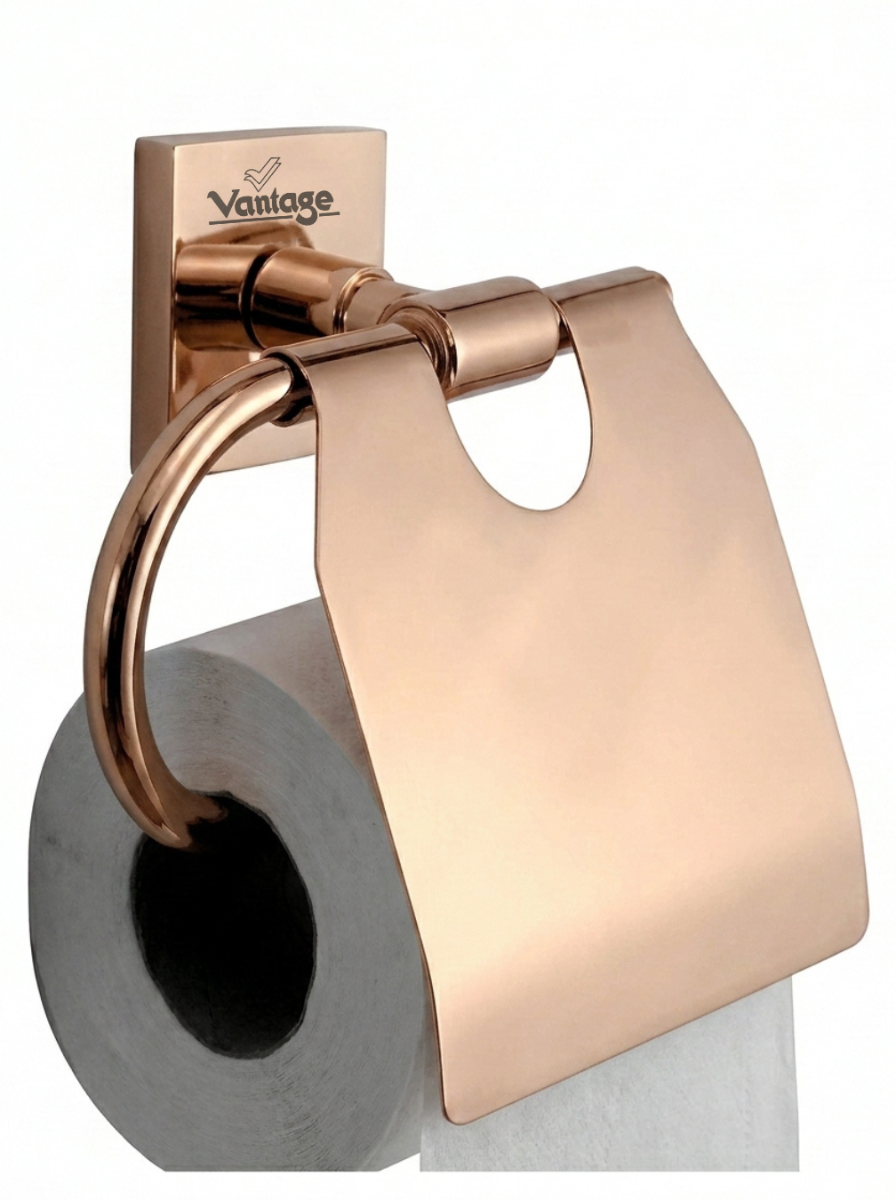 Toilet Paper Holder with Flap (Rhombus)