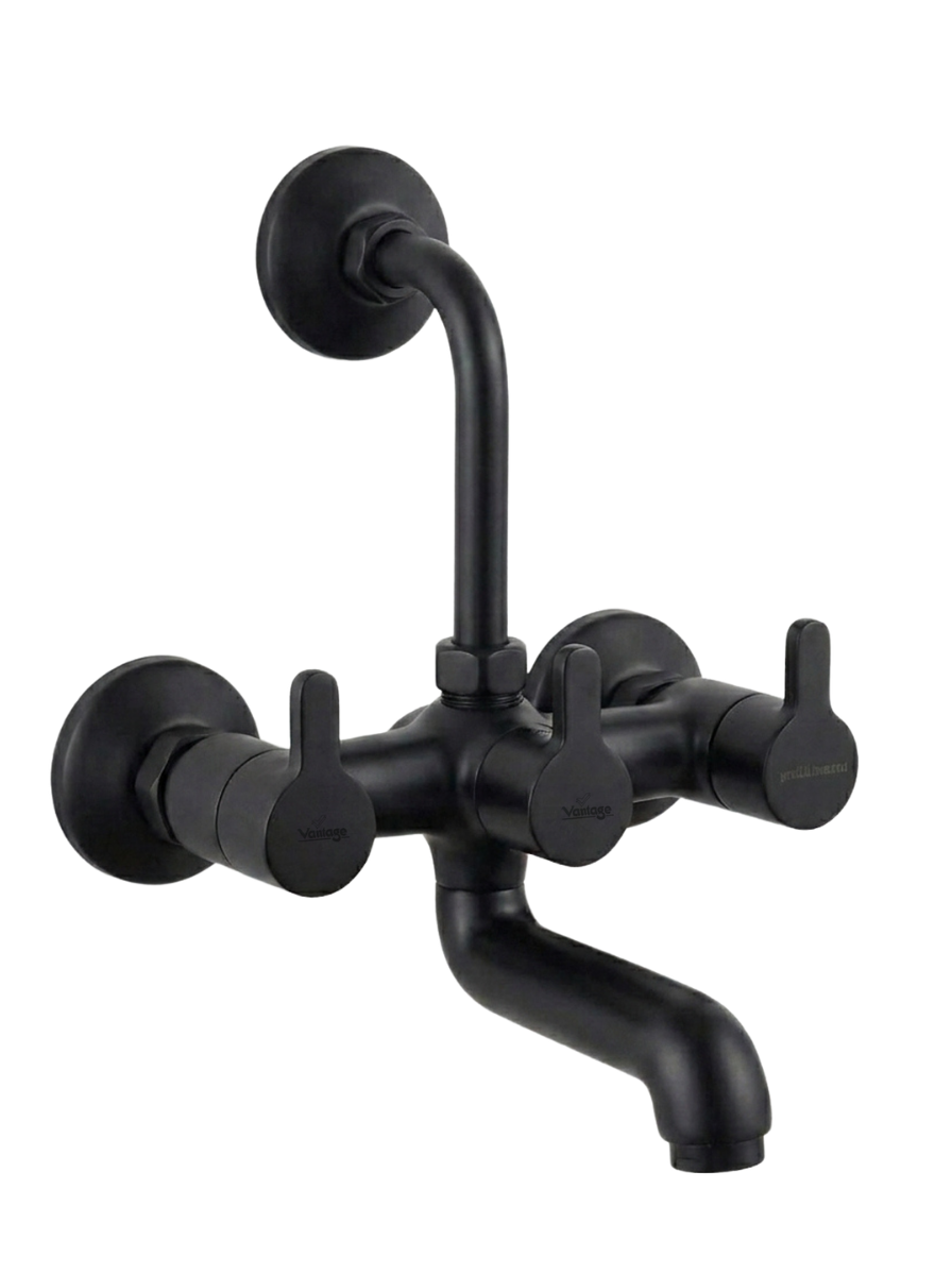 Wall Mixer With Provision for O/S With 115mm Long Bend Pipe (Aura)