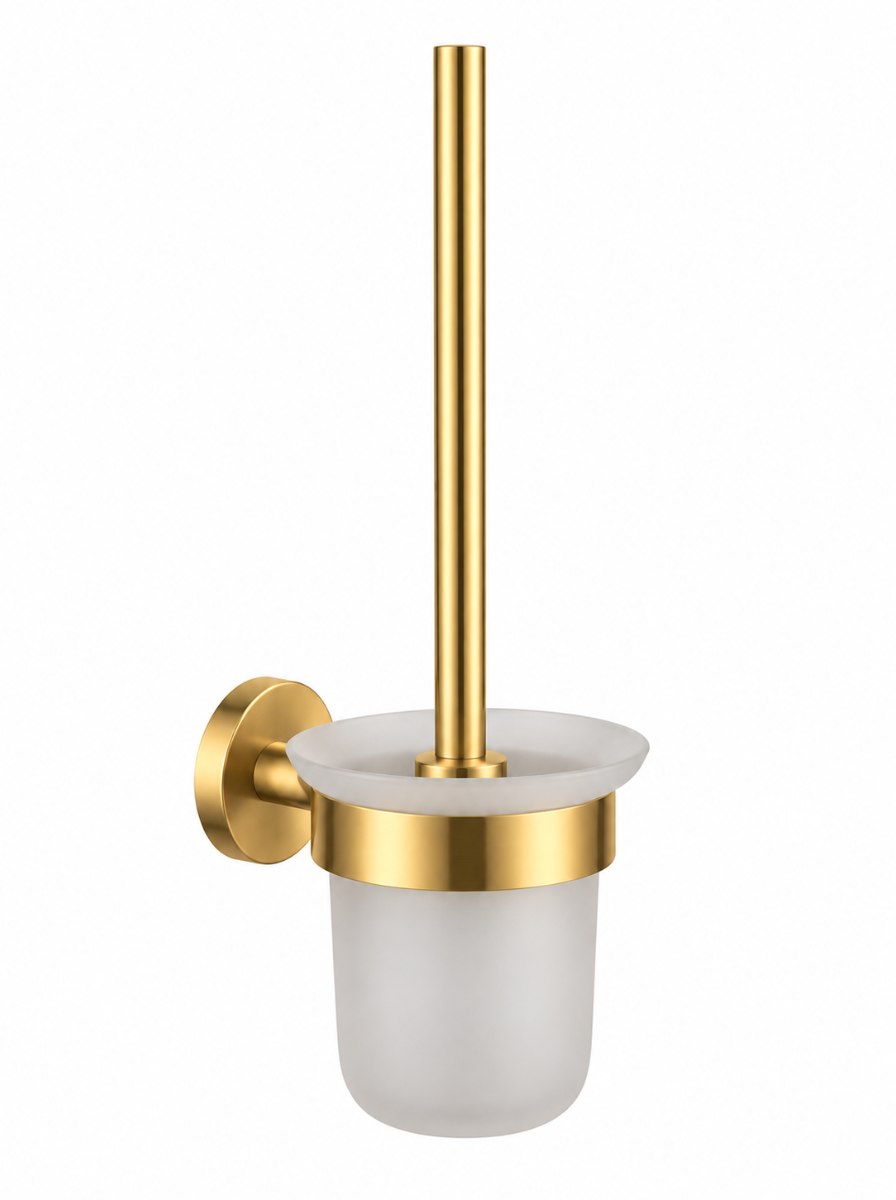 Toilet Brush Holder Wall Mounted (Glass) (Atom)