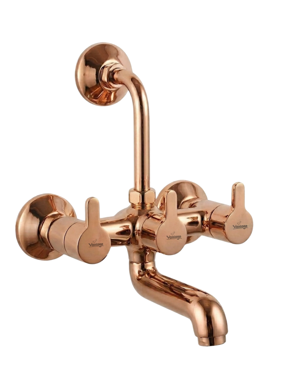 Wall Mixer With Provision for O/S With 115mm Long Bend Pipe (Aura)