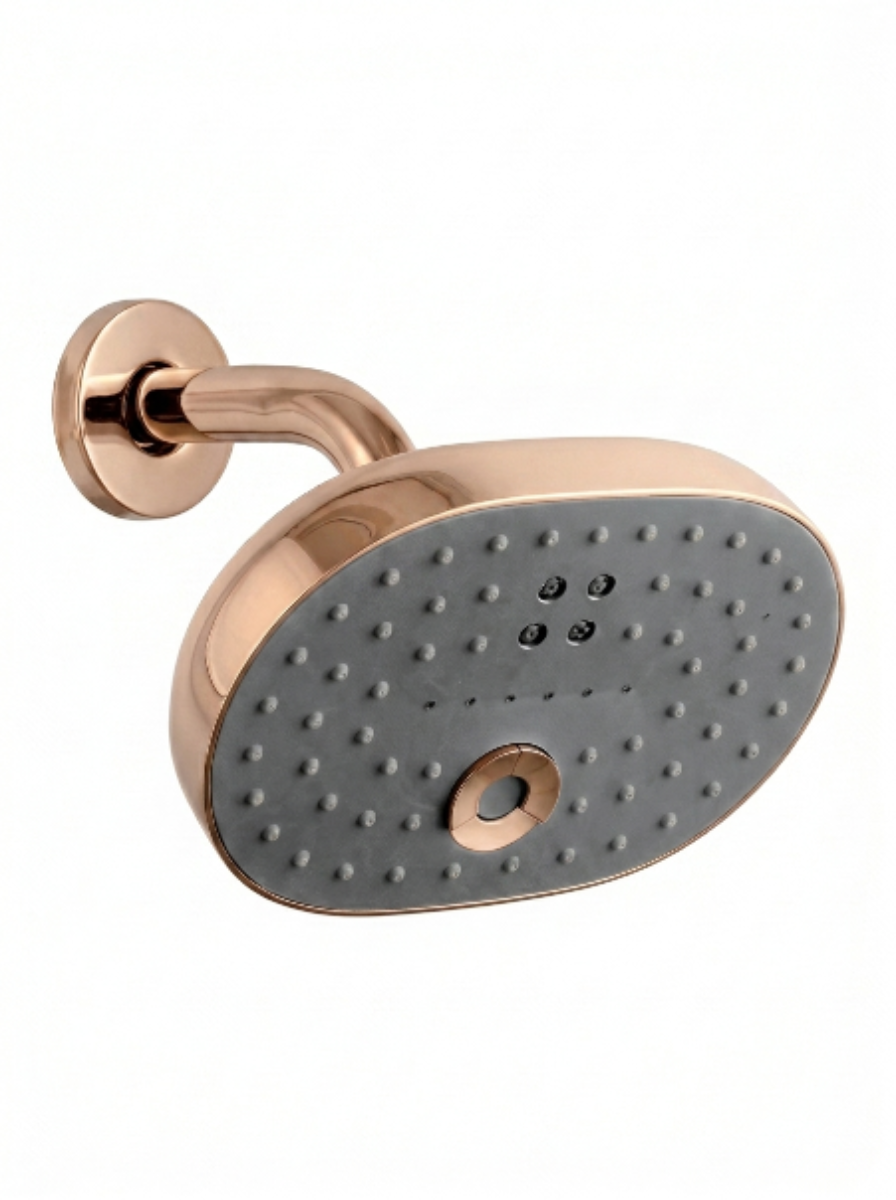 O/H Omega Chrome (with Shower Arm & Wall Flange) (Multifunction ABS Shower)