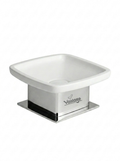Counter Soap Dish Brass Square