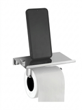 Paper Holder with Shelf S.S. 304 Chorme