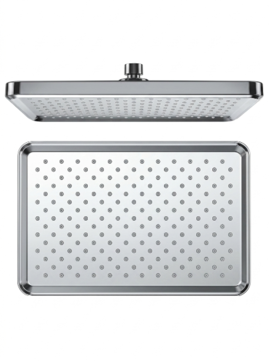 O/H Valentina Shower (with Shower Arm & Wall Flange) (Powder Rain ABS Shower)