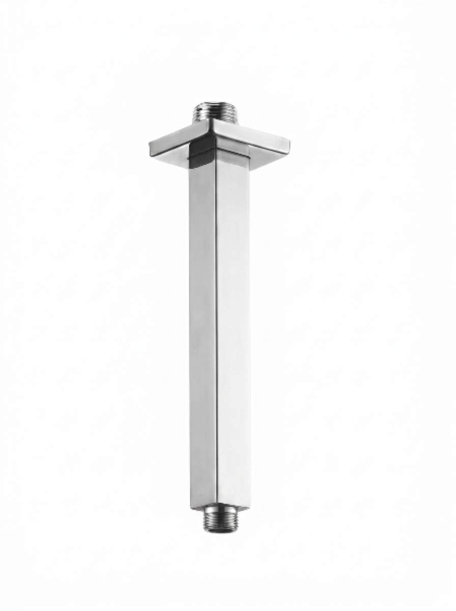 Ceiling Shower Brass Arm Sq. Shape with Wall Flange (Shower Accessories)