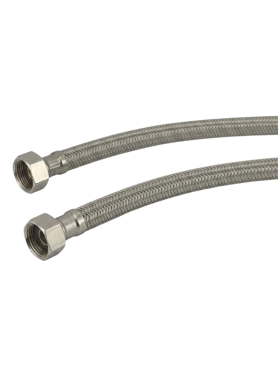 S.S. Ais 304 Braided Hose Pipe with S.S 304 Nuts