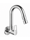 Sink Cock with Swivel Spout with 360° Dual Flow Nozzle (Aric)
