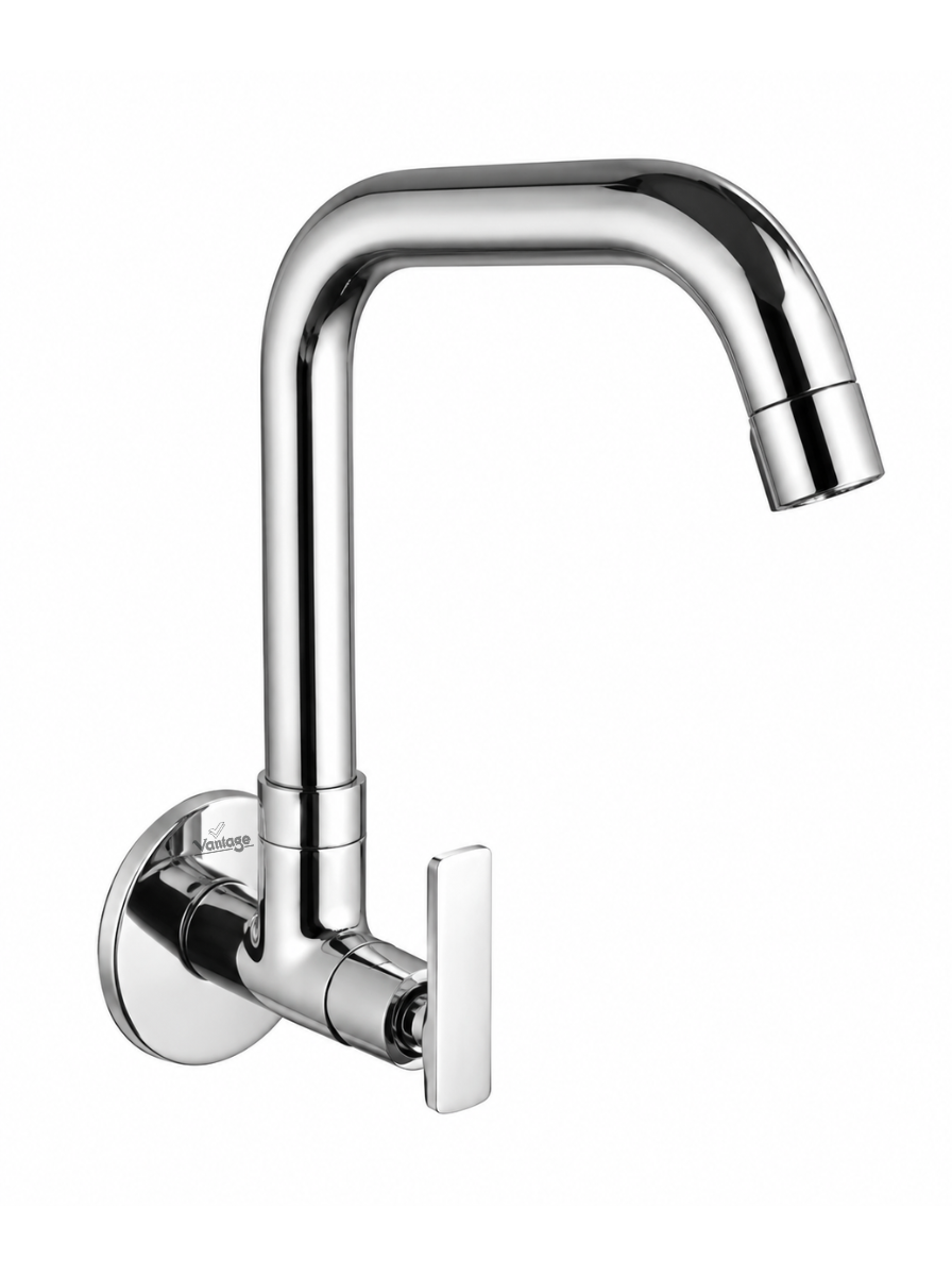 Sink Cock with J Swivel Spout (Line)