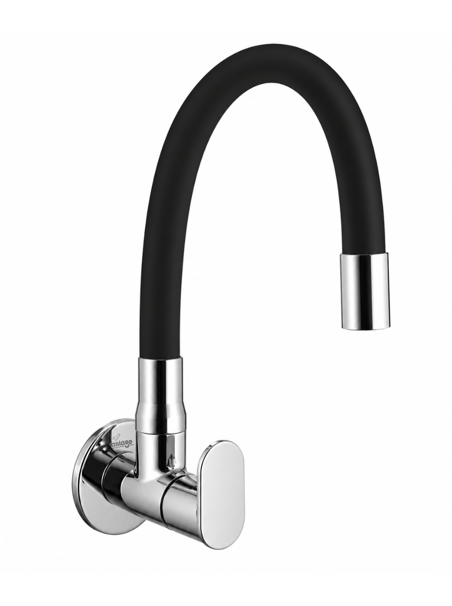 Sink Cock with Flexible S.F. Spout (Optra Eco)
