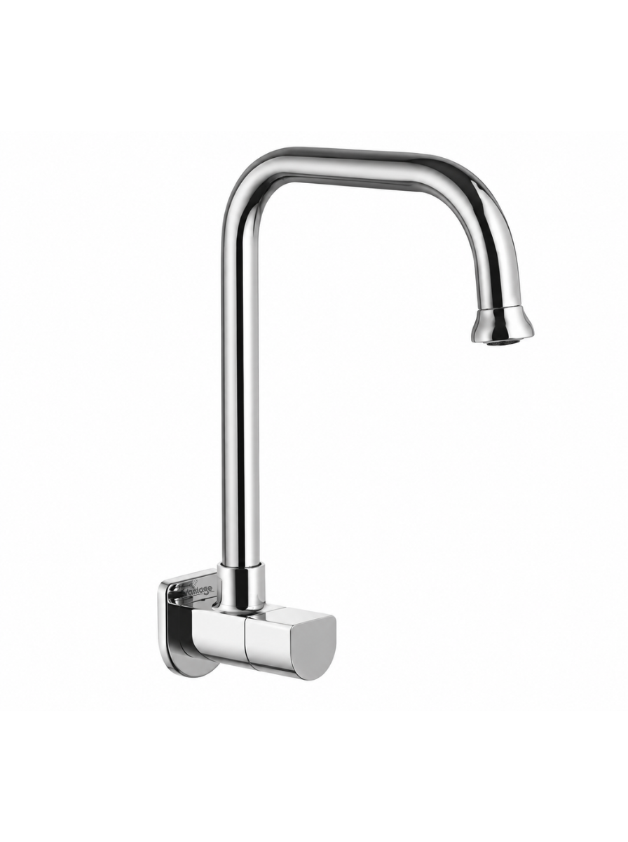 Sink Cock with Long J Swivel Spout (Cosmic)