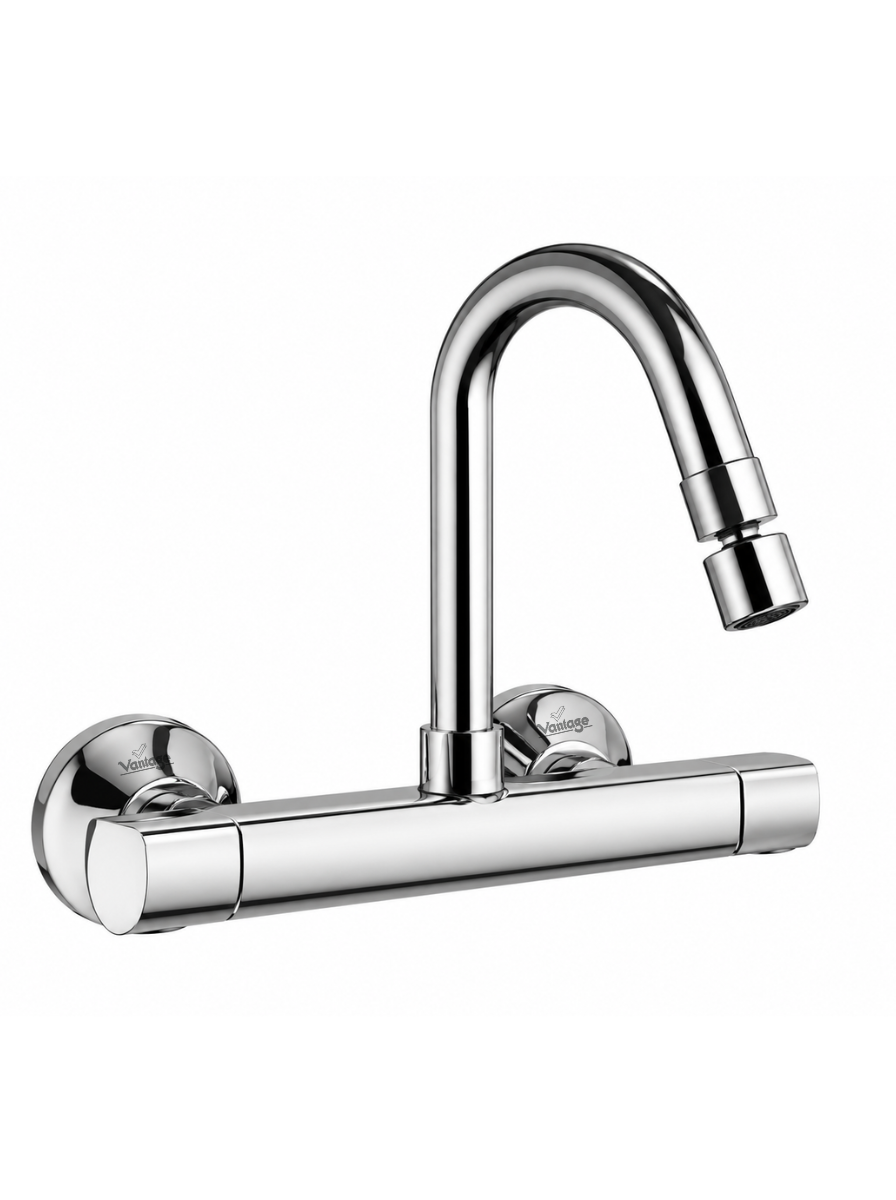 Sink Mixer with Swivel Spout with 360° Dual Flow Nozzle (Cosmic)