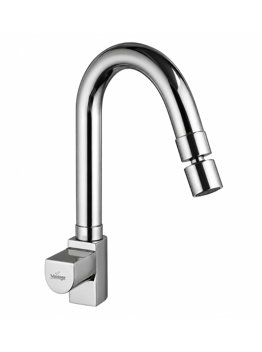 Swan Neck with Swivel Spout with 360° Dual Flow Nozzle (Cosmic)