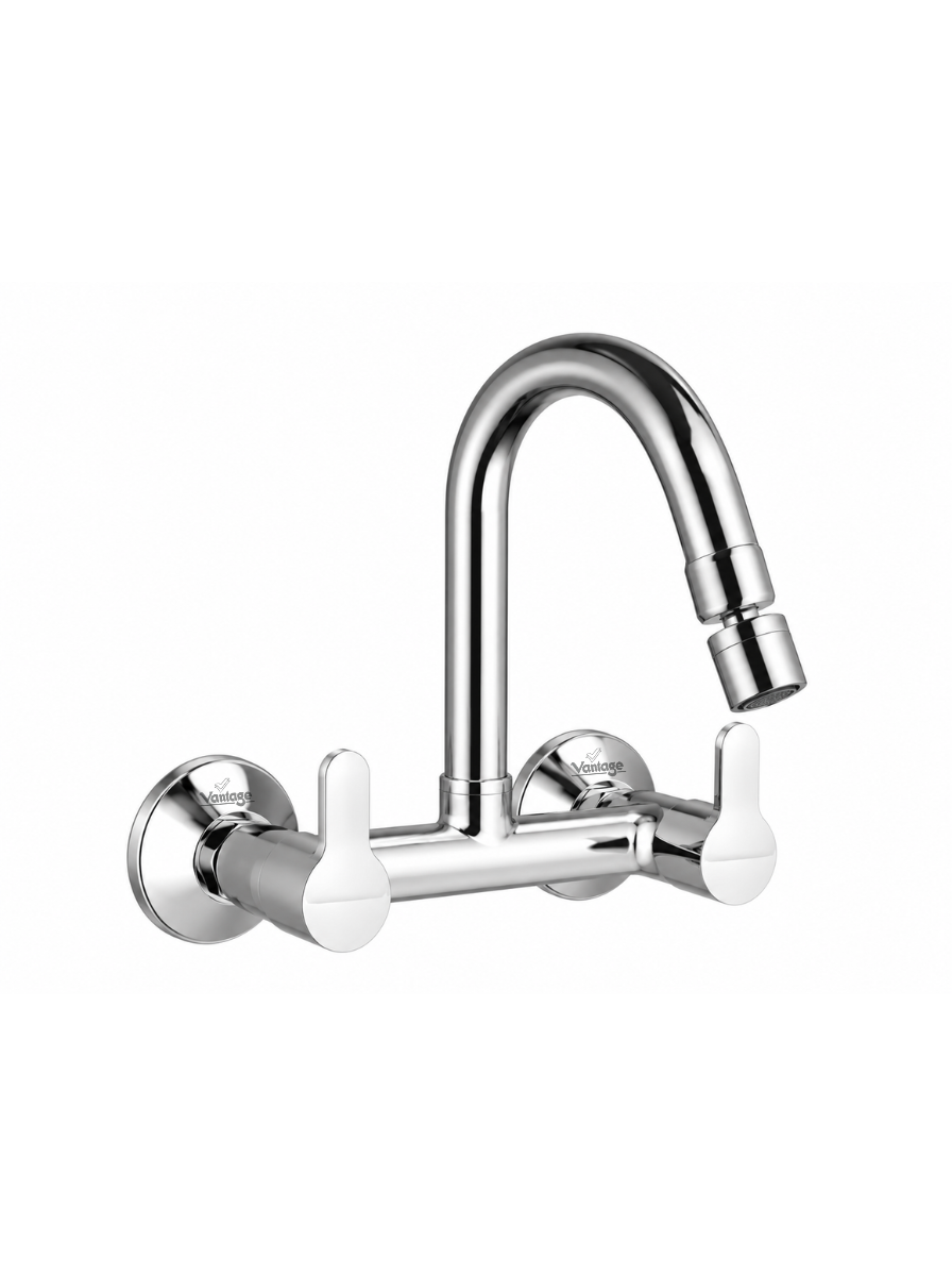 Sink Mixer with Swivel Spout with 360° Dual Flow Nozzle (Elante)