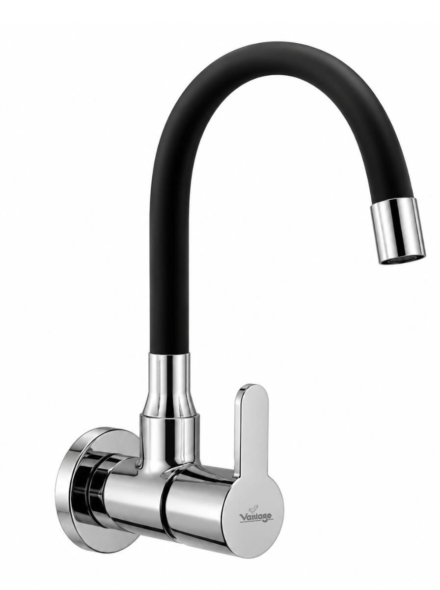 Sink Cock with Flexible S.F. Spout (Aura)