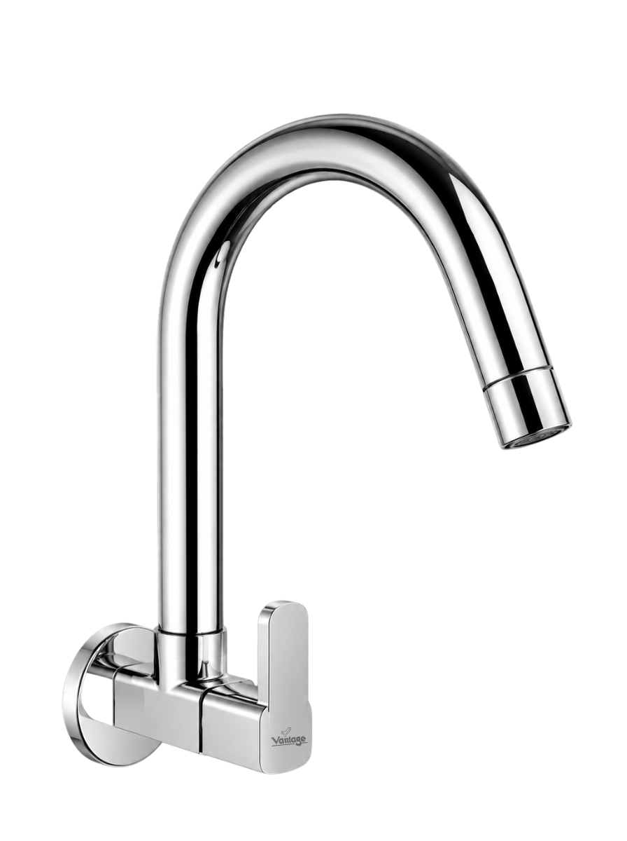 Sink Cock with Long Swivel Spout (Chakor Prime)