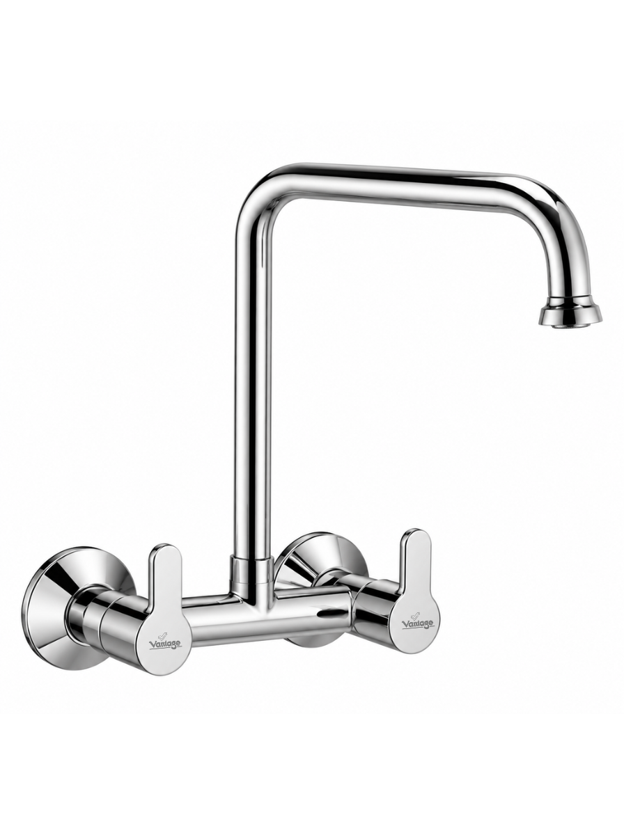 Sink Mixer with Long J Swivel Spout (Aura)