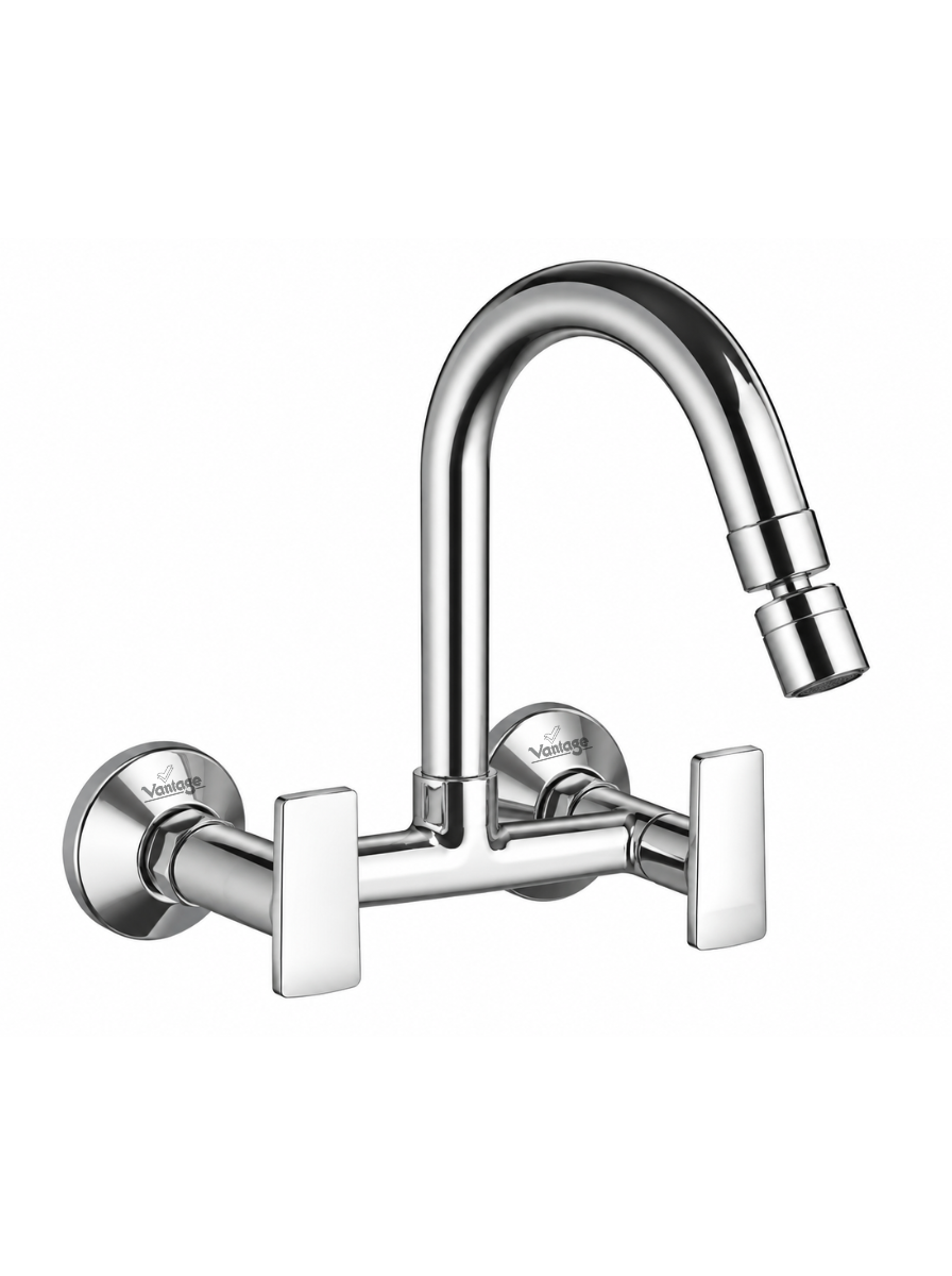 Sink Mixer with Swivel Spout with 360° Dual Flow Nozzle (Victoria)