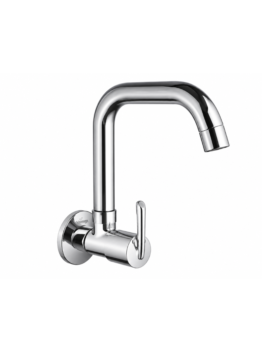 Sink Cock with J Swivel Spout (Linux)