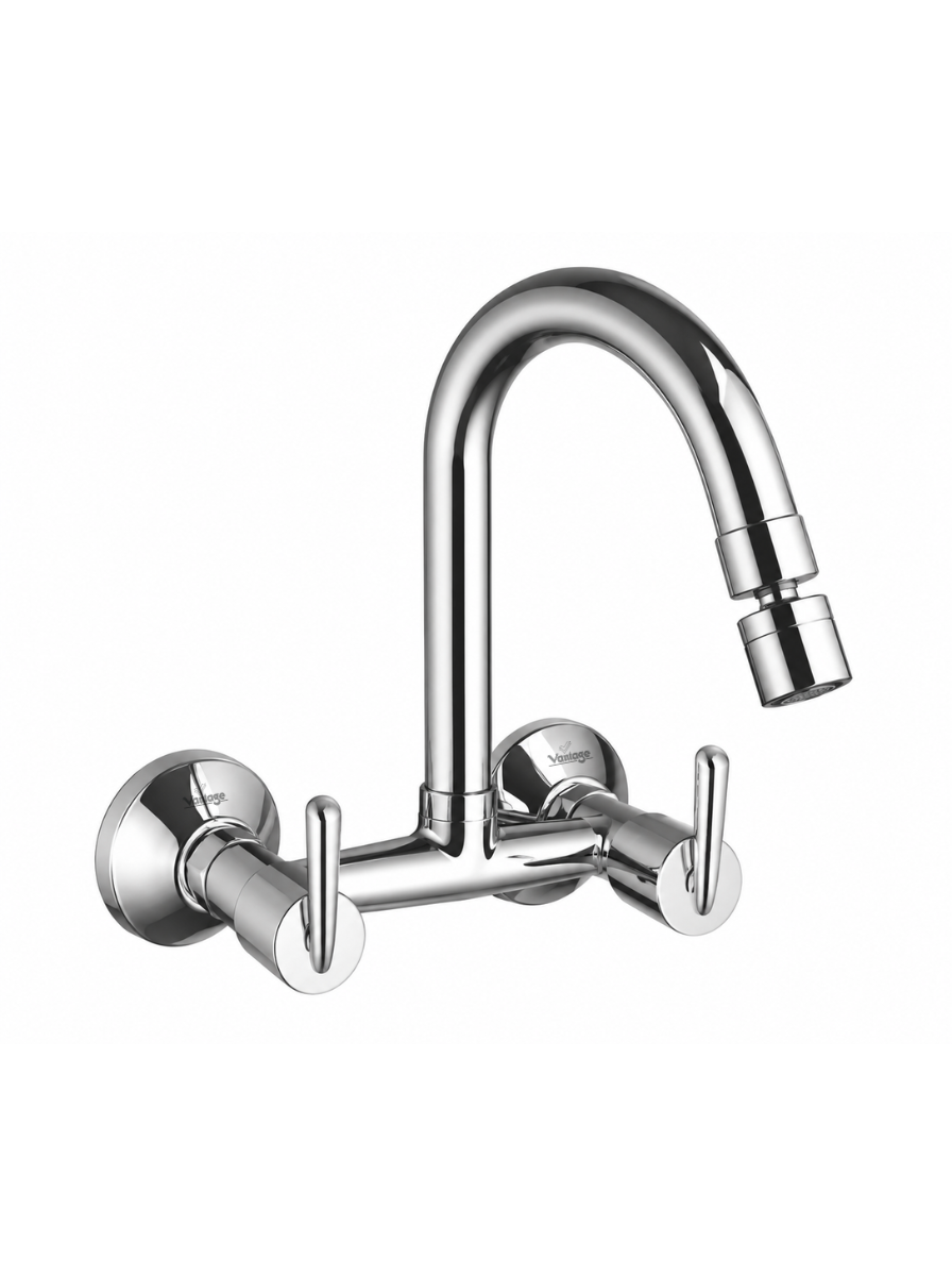 Sink Mixer with Swivel Spout with 360° Dual Flow Nozzle (Linux)