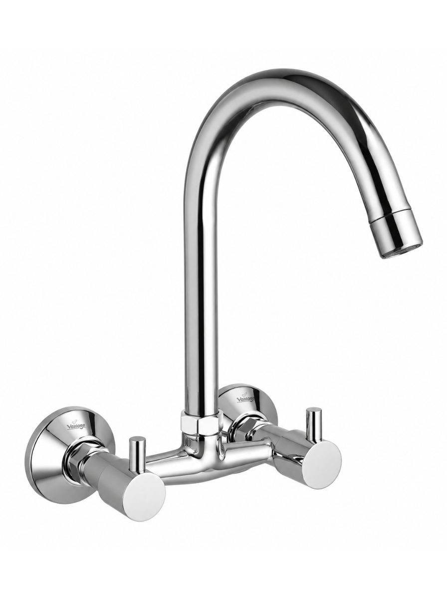 Sink Mixer with Long Swivel Spout (Flora)