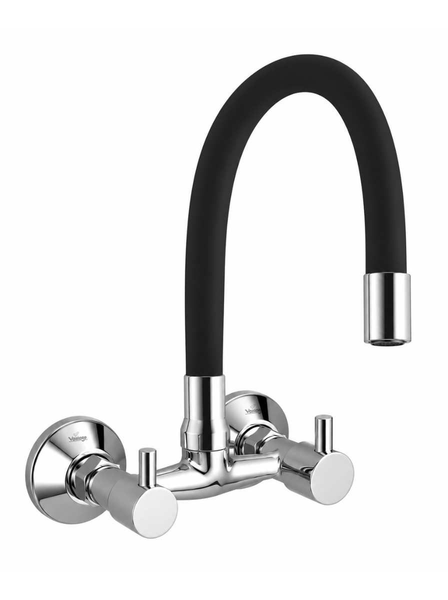 Sink Mixer with Flexible S.F. Swivel Spout (Flora)