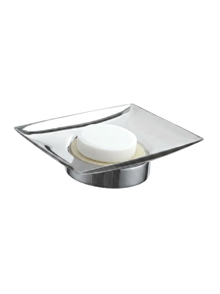 Soap Dish Brass Square